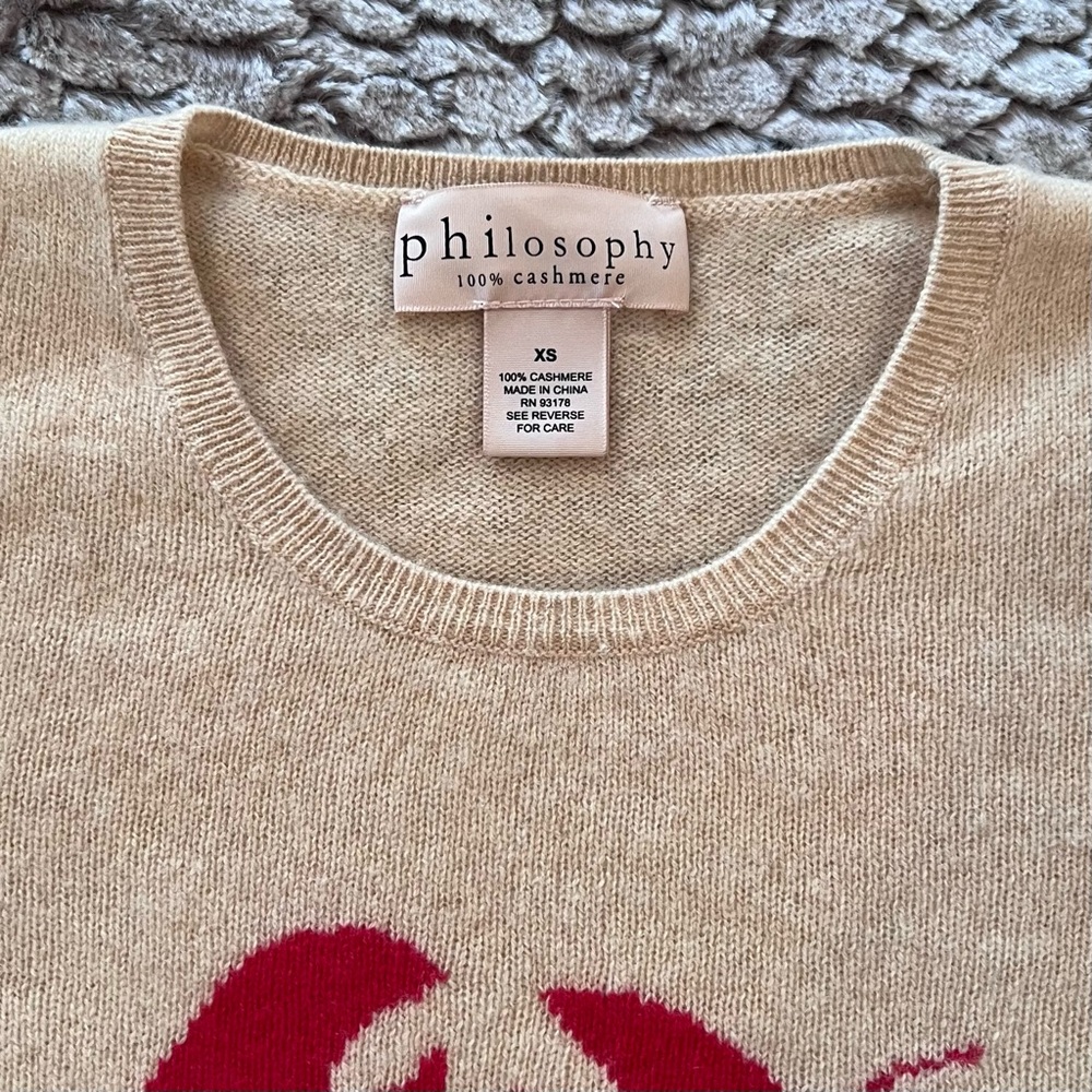 Philosophy 100% Cashmere Sweater - Picture 4 of 7